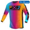 Ребенок Мотокросс Джерси гоночный Внедорожник Велосипед MX Эндуро МОТО Мотоцикл мальчик девочка 5 6 7 8 9 10 11 12 13 14 15 16