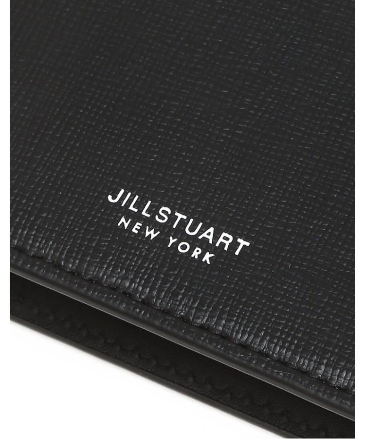 Jillstuart Мужские Аксессуары [Lindberg] Черный Кожаный Бифолд Кошелек с Логотипом Juwa6F200Bk