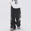 Unisex Retro Wide-Leg Drawstring Pants for Summer and Autumn – Loose, Versatile, Straight-Leg Casual Wear