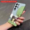 2DFlat Samsung phone case Cute Bear & Cat in Garden Door Scene Phone Case Applicable to Galaxy S22 S23 S24 S25ULTRA S26 A12 A13 A14 A15 A16