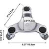 4 Pack 6 Inch Steel Tri-dolly Set For Moving Furniture And Appliances 220lbs Load Capacity