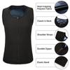 Men Sauna Suit Waist Trainer Body Shaper Compression Shirts Workout Sweat Tank Tops Vest Shapewear Exercise Slimming Undershirt Fat Burning Underwear
