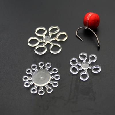 10 компл. резиновых лент для приманок, прозрачные грубые спички, оборудование для ловли карпа, всплывающие рыболовные бойлы, лента для приманки, стопор