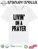 Livin On A Prayer Mens T-Shirt Disco Fancy Dress 80s Party Weekend Ladies Rock