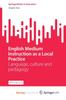 Книга English Medium Instruction As a Local Practice : Language, Culture and Pedagogy