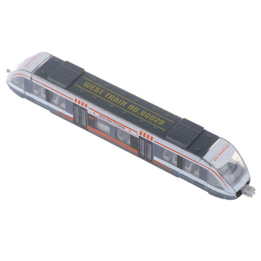 Metro Subway Train Zinc Zinc Alloy Model Diecast Train Toy Underground High Speed Rail Simulation Train Toy
