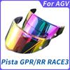 Козырек для мотоциклетного шлема для AGV PISTA GPR GPRR CORSA R RACE 3, щит для шлема, защита от ультрафиолета, лобовое стекло, аксессуары для мотоциклов Casco