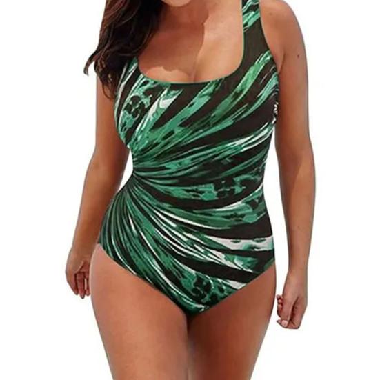 Популярный купальник с мягкой подкладкой и контролем живота, летняя пляжная одежда Woemn