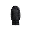 X Stella McCartney Collaboration Solid Color Logo Pocket Printed Long Cotton Coat Women Coats Black HI6082