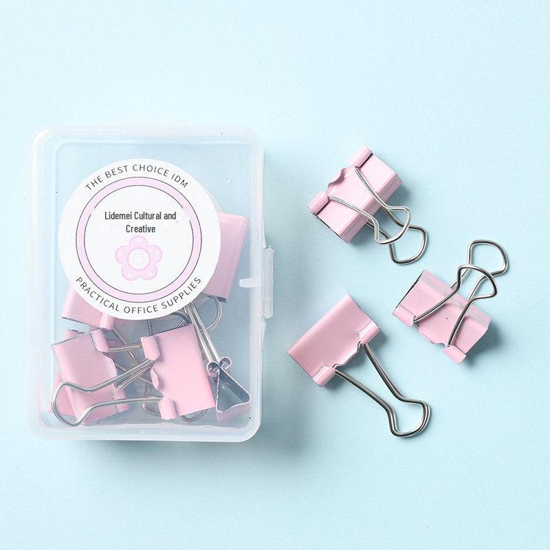 Lidemei Macaron цветные металлические длинные зажимы для офисных принадлежностей