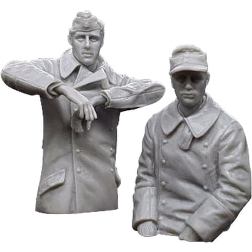 ARPO Productions 1/35 Scale Resin Kit of the 501st Heavy Tank Battalion Tiger II Radio Operator and Driver, Torso Figure (ARP35025)