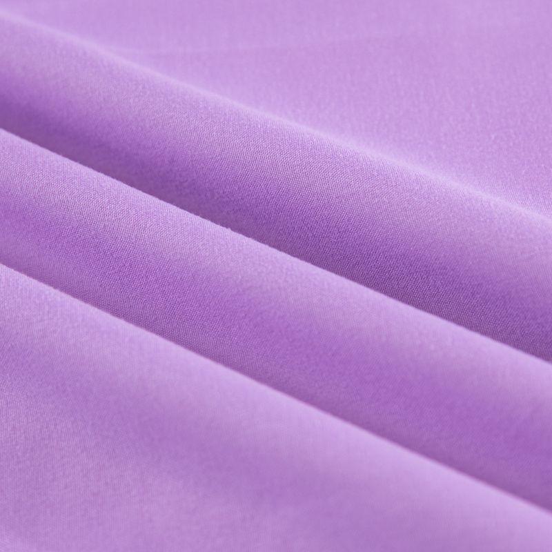 Soft Lightweight Fitted Sheet Solid Color Mattress Protective Cover For Cozy Sleeping