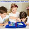 Тихие книги для малышей Книги из фетра Тихие книги для занятий Бизи-доска Детские игрушки для путешествий Развивающие игрушки для сенсорики Подарки