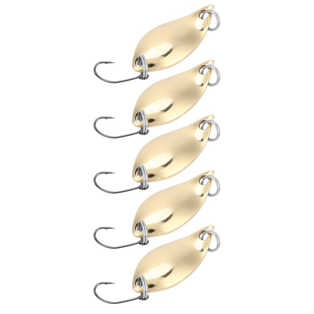20PCS Metal Fishing Spoons with Single Hook Wobbler Baits Spoon Fishing Lures Freshwater Fishing
