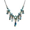 [A7761] - Дизайнерское колье «Xristy Florale», бирюзовый