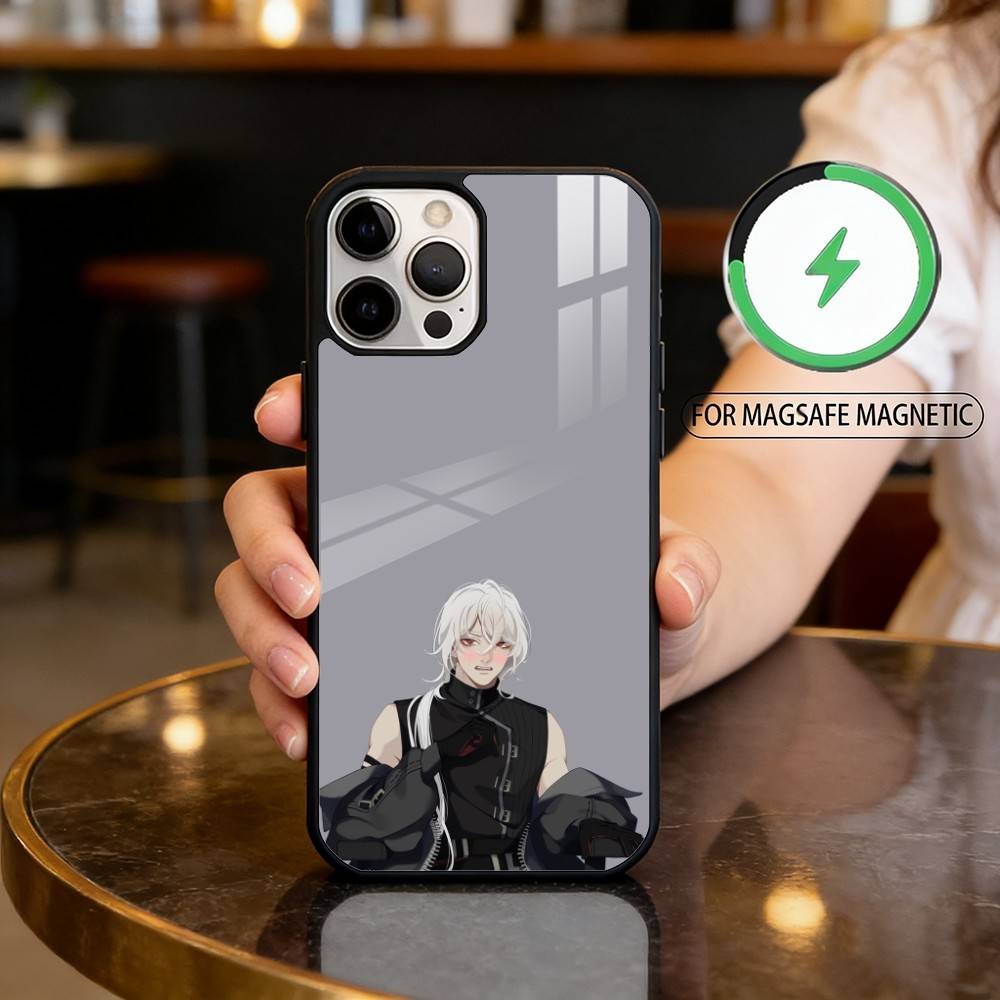 Чехол для телефона D-Date With Death для iPhone 17, 16, 15, 14, 13, 12, 11 Plus, Pro Max Магнитный для Magsafe Беспроводной зарядки
