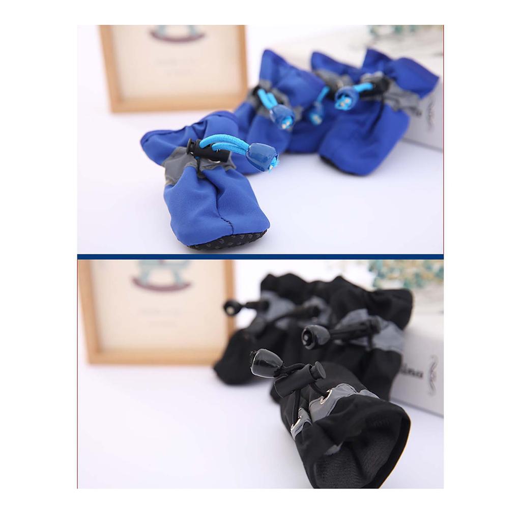 Обувь для собак, которая не спадает. Дышащая обувь с мягкой подошвой. Нескользящая обувь для ходьбы. Регулируемые чехлы для лап собак. Сапоги для кошек, непромокаемые.