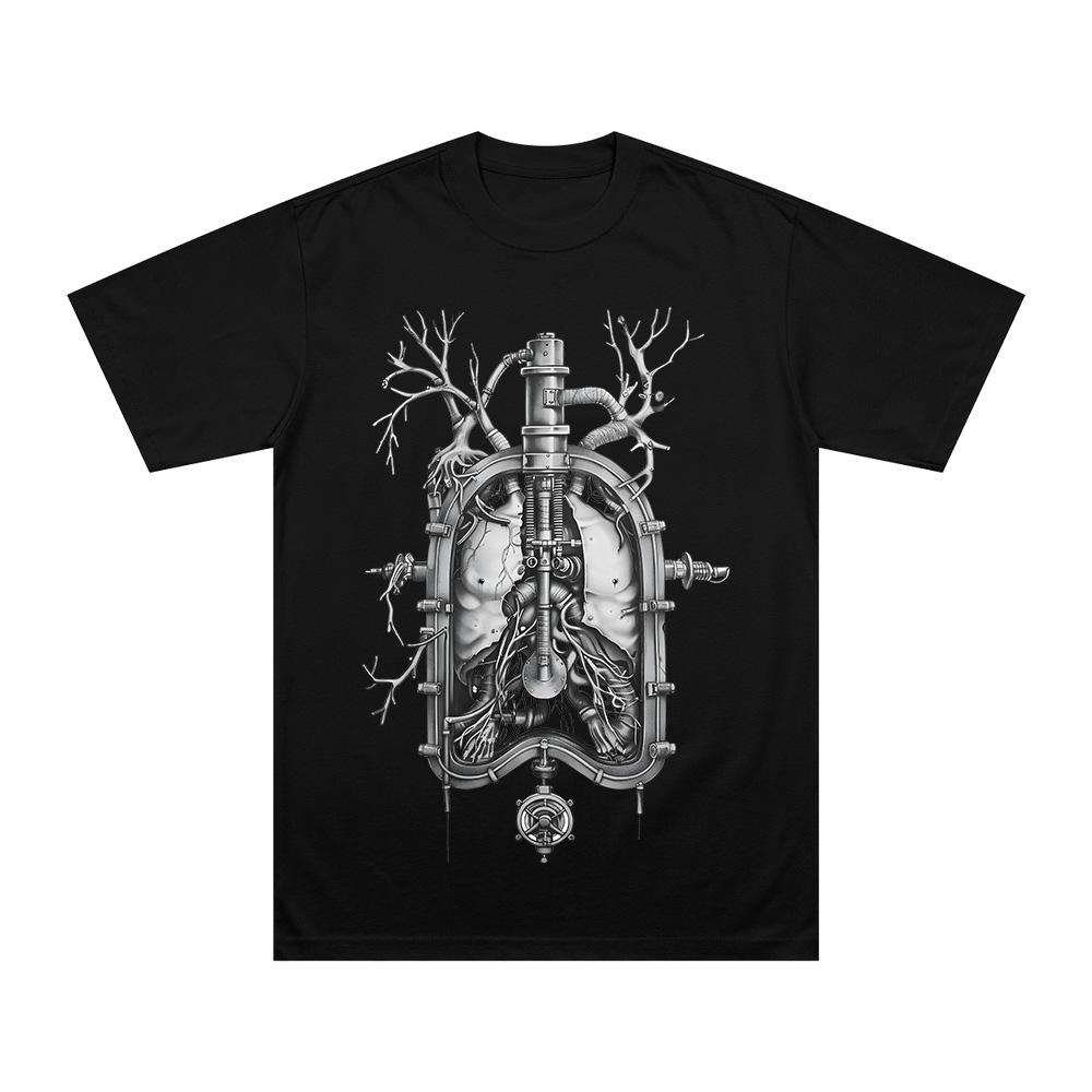 Iron Lung Horror Movie T-shirts Men Pure Cotton Vintage T-Shirts O Neck Tee Shirt Short Sleeve Clothes New Casual Unisex Tee Y2K