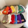 Fashion Candy Color Kids Hats Warm Knit Bonnet Caps Children Girls Boys Hats Baby's Cute Wool Hat
