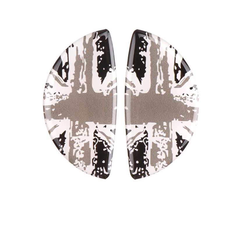 2 шт. автомобильные наклейки для MINI COOPER R56 R55 R60 R61 Countryman F55 F56 F60, кристалл, эпоксидный интерьерный аксессуар, дверная ручка автомобиля