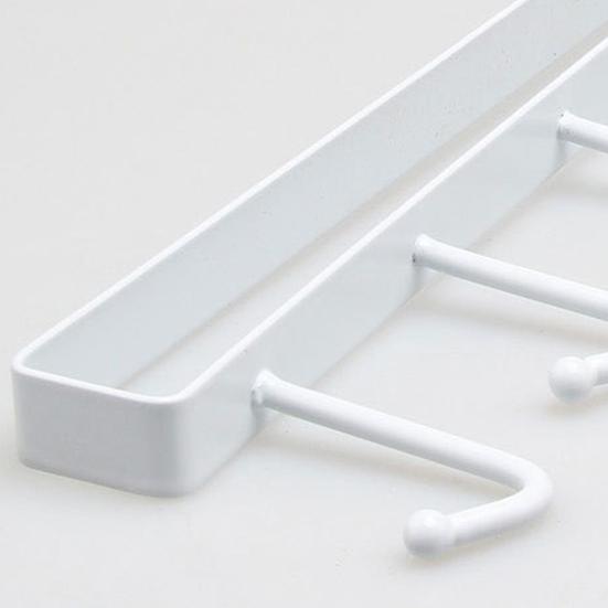 3/6Pcs Shelf Mug Hanger Storage Hooks Simple Installation Under-Cabinet Coffee Mug Holder Kitchen Utensils Organizer