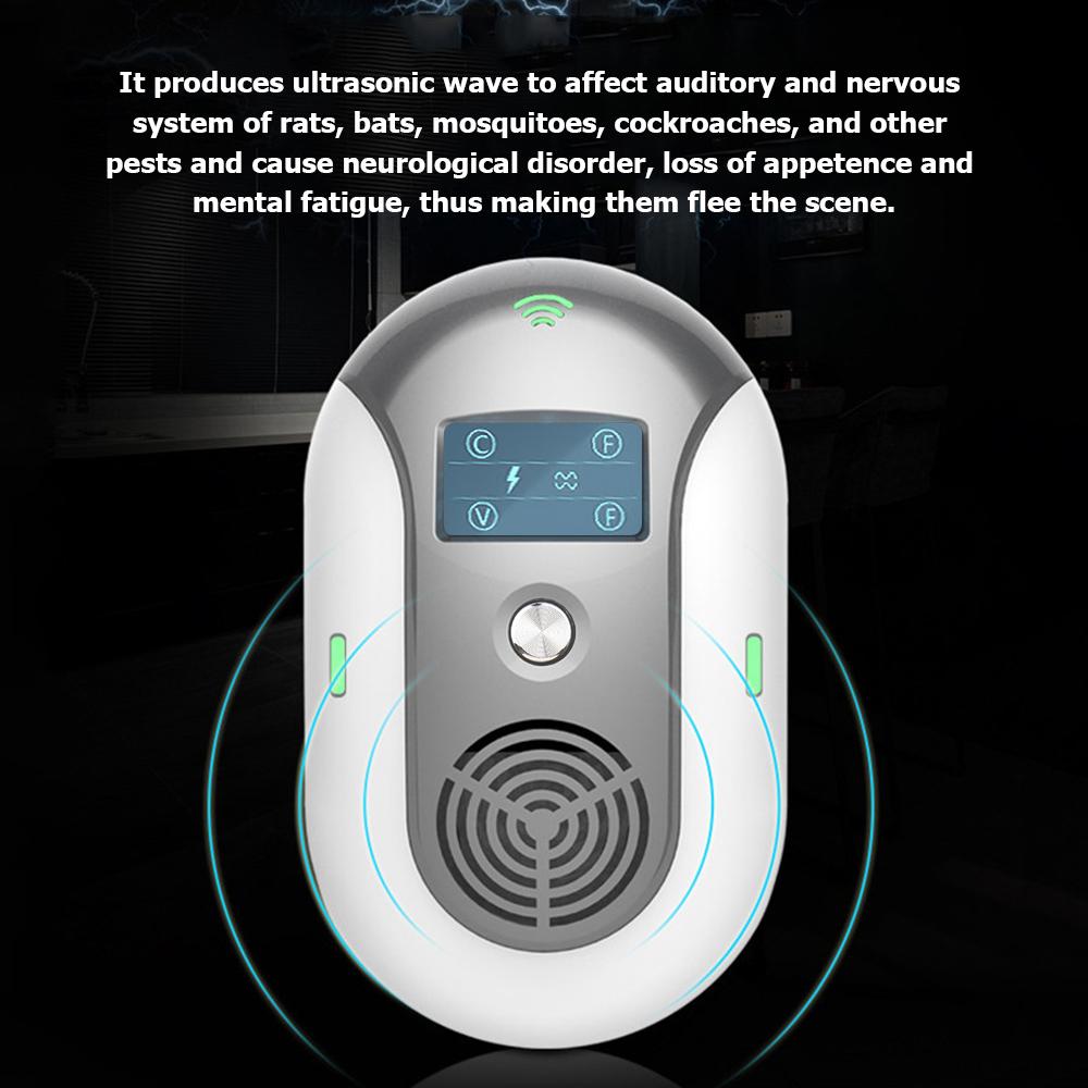 Plug-in Ultrasonic Pest Repellent Portable Electric Mosquito Rat Repeller with Constant or Variable