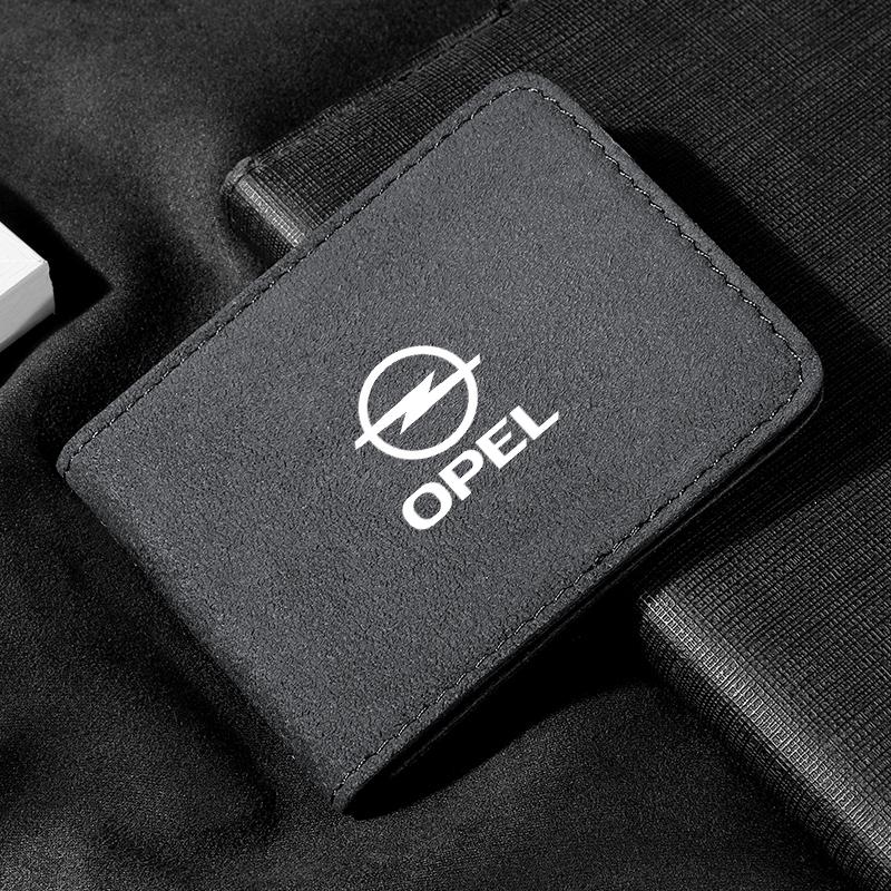 Car Driver License Wallet Holder Business Credit Card Cover Purse Bag For Opel Corsa Astra Insignia Vectra Zafira Meriva Mokka