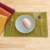 Льняной однотонный обеденный коврик в скандинавском стиле Ins, коврик для обеденного стола, коврик для обеденного стола в западном стиле, коврик для чаши и чашки с обеих сторон