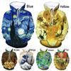 3D Printed Van Gogh Art Oil Painting Graphic Hoodie For  Women Casual Loose Oversized Pullover Sweatshirt Mens Felpa Uomo