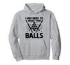 I Am Here To Break Your Balls Pool Player Billiard Cue Hoodie