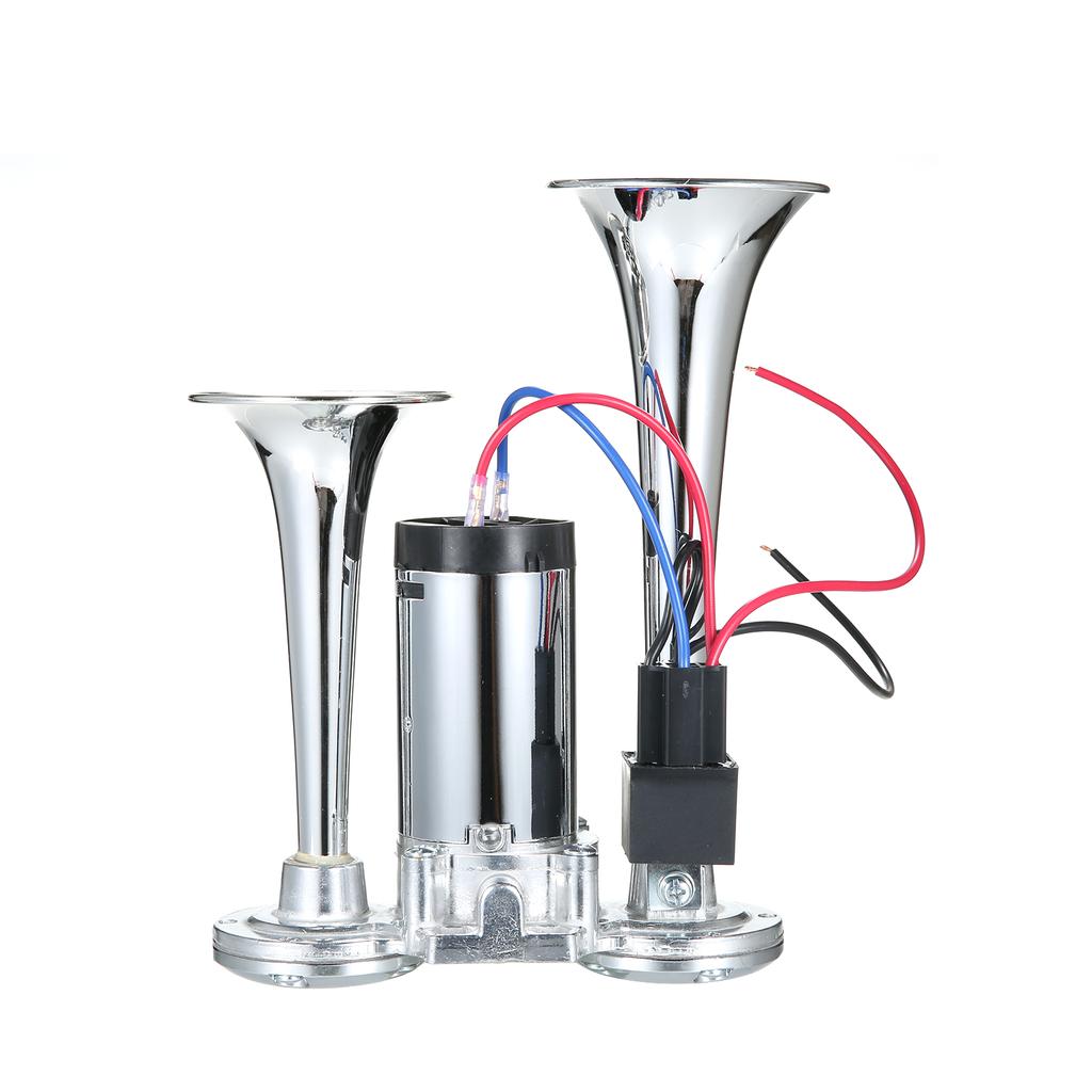 Универсальный автомобильный звуковой сигнал 12 В, одиночный звуковой сигнал с компрессором, громкие звуковые сигналы 130 дБ для автомобилей