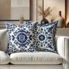 Bohemian Blue And White Floral Pillowcasesuitable For Sofa Car Bedroom Decorative Cushion Cover Pillow Cover