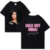 Рэперша Ники Минаж Тур Pink Friday 2024 Футболки Мужские Женские Хип-Хоп Винтажные Оверсайз С Коротким Рукавом Футболки Унисекс Популярные Топы