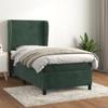 3129066 vidaXL Divan Bed with Mattress Dark Green 90x190 Cm