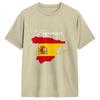 Spain Spanish Flag T Shirts Unisexs Cotton Novelty Tshirts Round Neck Tees Short Sleeve Clothing Plus Size