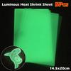 5Pcs DIY Luminous Heat Shrink Sheet Shrink Plastic Sheets for Handmade Supplies Making Party Deco