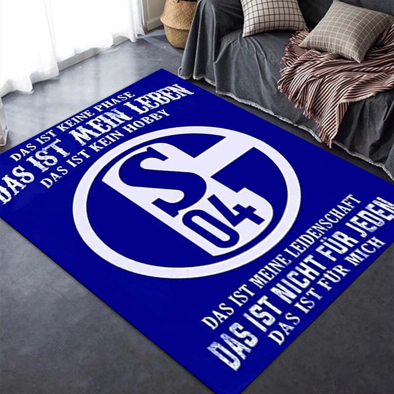 2025 New FC Schalke 04 Carpet Rug for Living Room Bedroom Home Sofa Decoration,Kids play Non-slip Floor Mat49