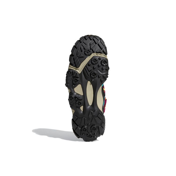 Adidas Originals Fyw Xta Comfortable Daily Shock Absorption Non-Slip Low-Top Hiking Shoes Men Hiking Shoes Black Yellow Purple FW9190