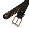 Мужской и женский ремень высокого качества из 100% натуральной кожи, модный ремень для отдыха с заклепками, ремень с грибами и бриллиантами, PK014