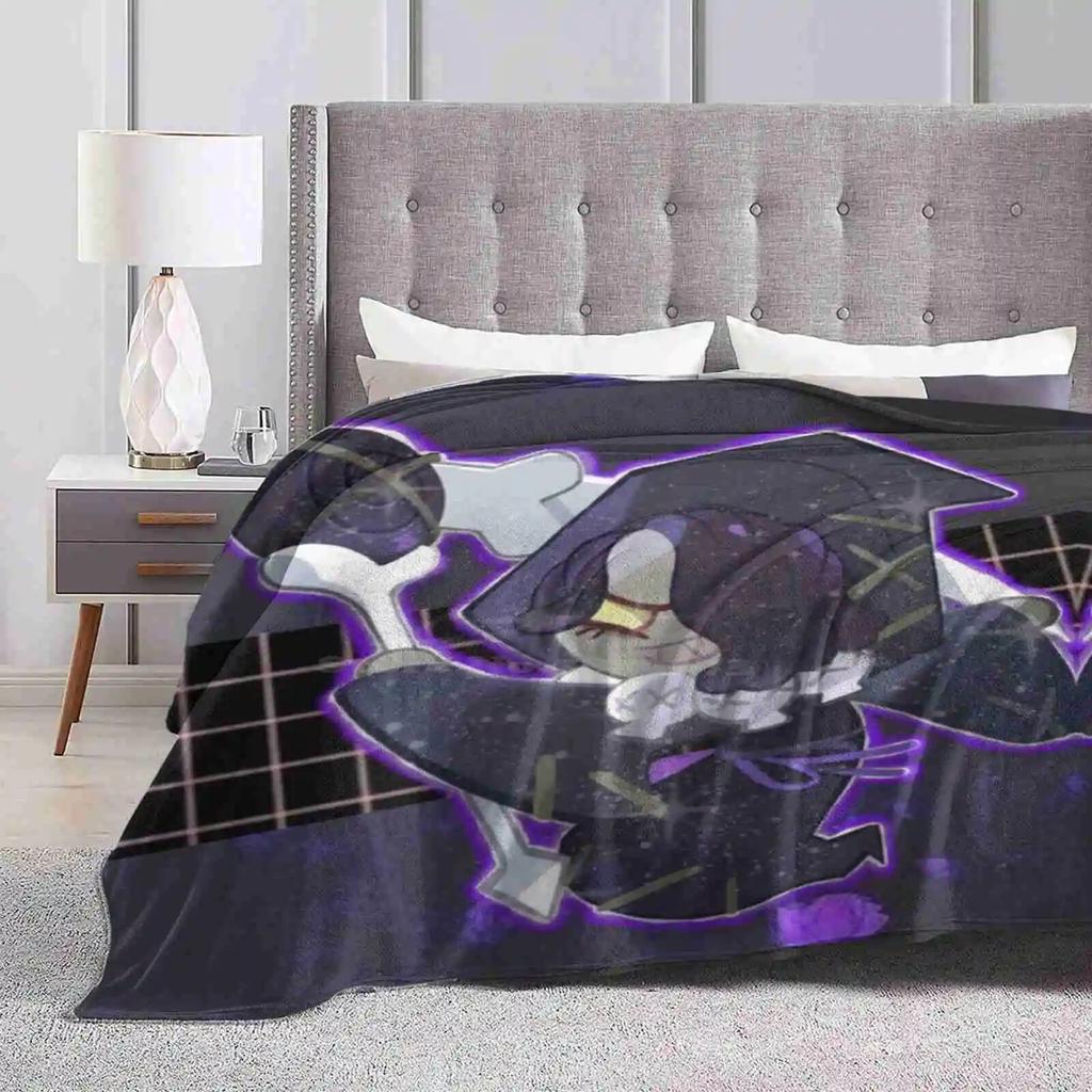 Licorice Cookie Soft Warm Light Thin Blanket Cookie Run