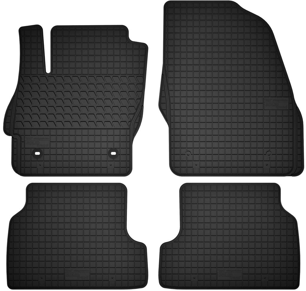 Set of rubber mats for: Ford Focus MK2 estate, sedan, hatchback (from 2004 to 2011)