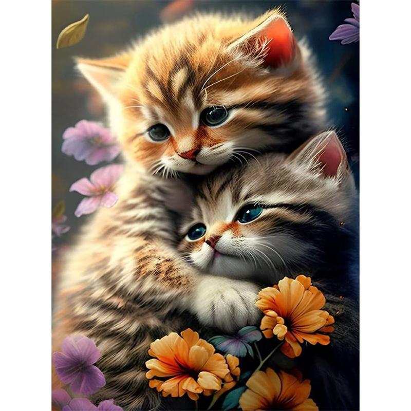 DIY алмазная живопись милые маленькие животные набор для вышивки крестом мозаика искусство алмазная живопись полный круг/квадратный алмаз украшение дома