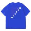 Wassup Heods Short-Sleeve T-Shirt for Men, Trendy Brand, Ins-Style, American Style, Heavyweight Pure Cotton, 2024 New Arrival Clothing