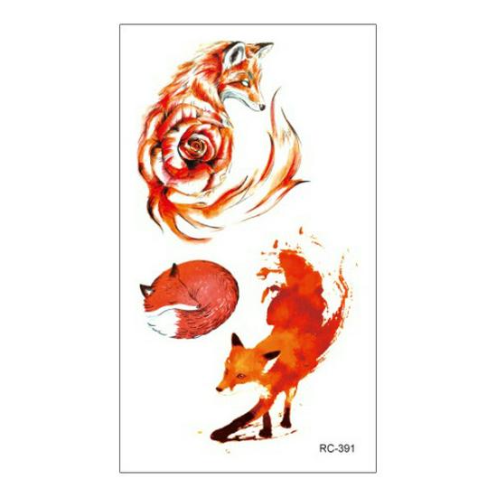 Водонепроницаемые Долговечные Милые Временные Татуировки-Наклейки с Перьями Павлина для Женщин