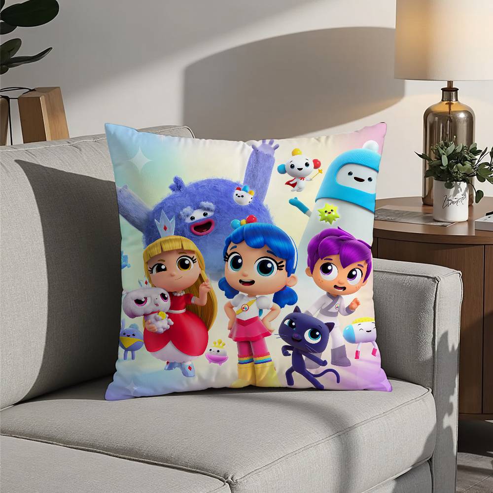 Наволочка для подушки Т-Истинная и Королевство Радуги, квадратная, двусторонняя печать, чехол для подушки для дивана, домашнего декора спальни, подарок