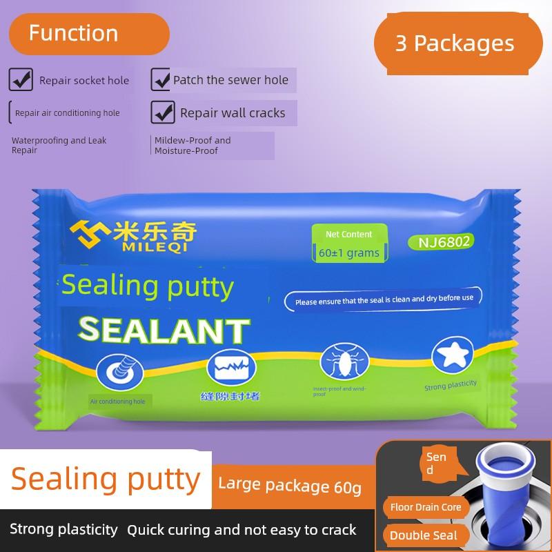 Toilet Hole Sealing Tool to Prevent Mice, Backflow, Sewer Cover Sealant, Anti-Odor Sealant for Bathroom