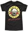 Guns N Roses GNR Not In This Lifetime Концертный Тур Мужская Черная Футболка Новая