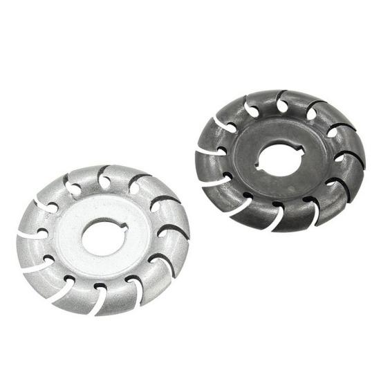 Угловая шлифовальная машина с 12 зубьями, 65/90 мм, дисковая фреза для резьбы по дереву, деревообрабатывающий инструмент