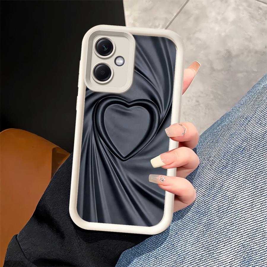 Чехол для телефона для Xiaomi Poco F8 X3 Pro C61 X3 NFC C51 C50 Черный Белый Простой Сердце