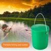 Fishing Bait Bucket with Handle Large Capacity Portable Breathable Earthworm Maggot Worm Lures Container Fishing Tackle